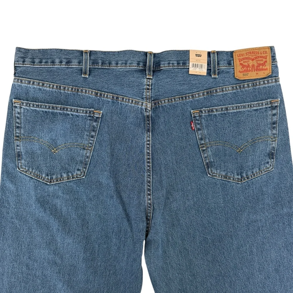 Levi's Men's 550 Jeans Relaxed Fit Big & Tall Size 46x34 NWT